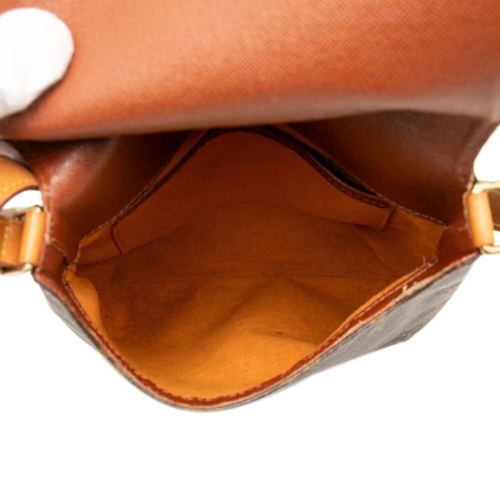 LOUIS VUITTON Authentic Brown Monogram Leather Shoulder Bag - Picture 4 of 6